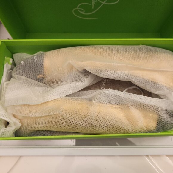 Sam Edelman Leather "Marley" Gold/Black Ballet Flats. NIB. Size 9.5 - Picture 9 of 11